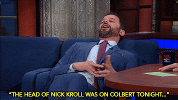 stephen colbert head GIF by The Late Show With Stephen Colbert