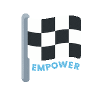Empower Finish Line Sticker by ICAN