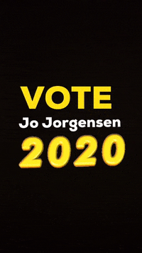 Jorgensen2020 trump vote election biden GIF