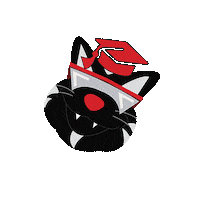 berkleedesign mascot graduation mingus berklee Sticker