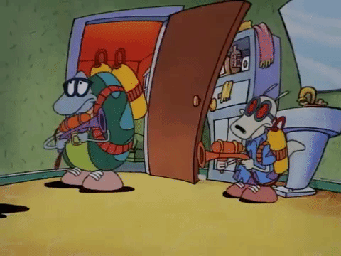 rockos modern life nicksplat GIF