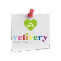 Vegan Sticker by velivery