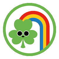 St Patrick Patches Sticker by Bos Animation