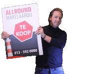 Makelaar Huis Sticker by Allround Makelaardij