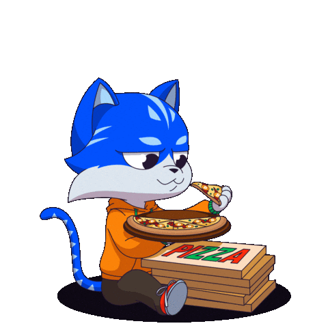 Happy Cat Sticker by Toshithecat