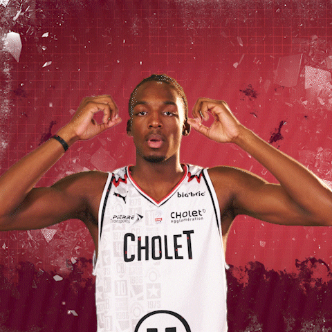 Sport Explode GIF by Cholet Basket