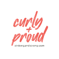 Curls Curly Hair Sticker by Striking + Strong
