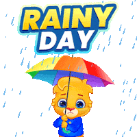 Sad Rainy Day Sticker by Lucas and Friends by RV AppStudios