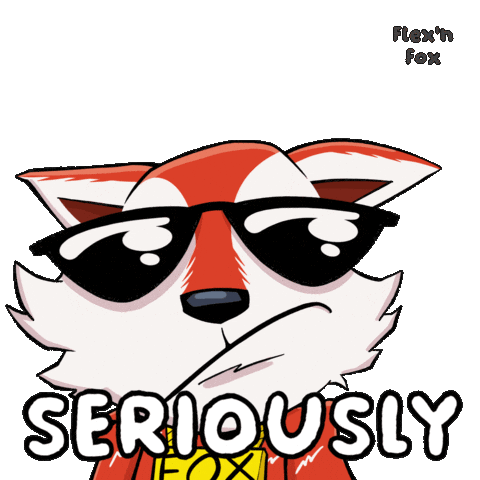 Serious Fox Sticker by VeeFriends