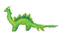 red_stylish_art gif artist dinosaur dino dinoeva Sticker