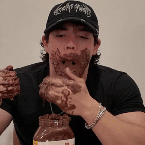 TheLukeyMC yummy eat poop poopy GIF