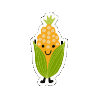 Corn Sticker by MoscowFarmersMarket