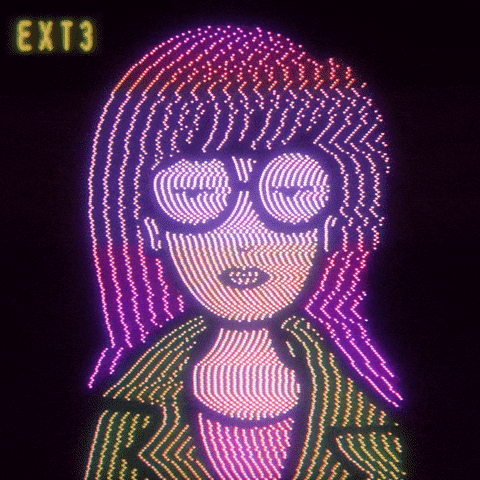Polygon1993 giphyupload art anime glitch GIF