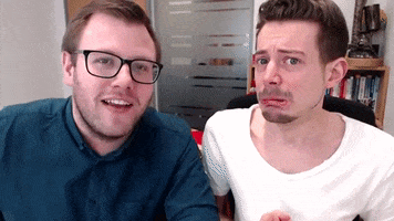 sad then happy GIF by Andrew and Pete
