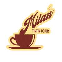 Coffee Milan Sticker by TIRTIR_Global
