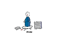 Thinking Search Sticker by Curious Piyuesh