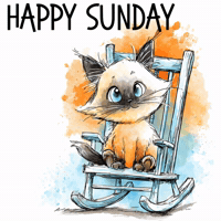 Relaxed Happy Sunday GIF