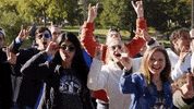 UCentralMO students parade pregame ucm GIF