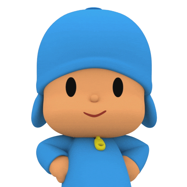 How Ya Doin Hello Sticker by Pocoyo