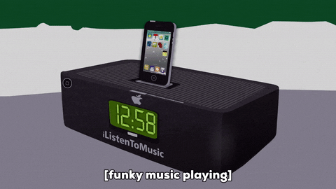 phone clock GIF by South Park 