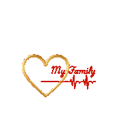 akoga1 heart family myfamily família Sticker