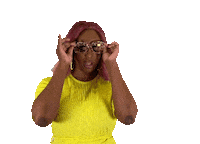 Black Woman Sunglasses Sticker by Cuppy