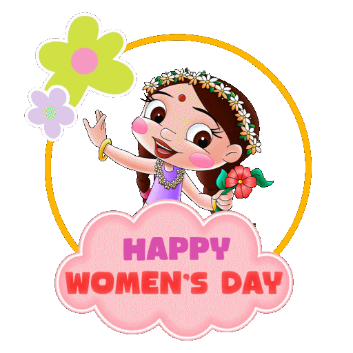 Women Empowerment Girl Power Sticker by Chhota Bheem
