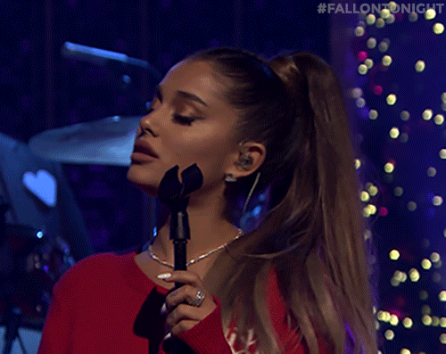 Imagine Ariana Grande GIF by The Tonight Show Starring Jimmy Fallon