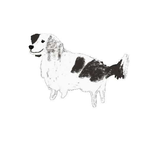 Wiggle Wagging Sticker by Andrea Caceres
