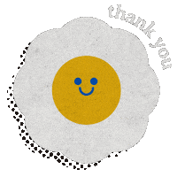 Daisy Thank You Sticker