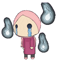 Pink Halloween Sticker