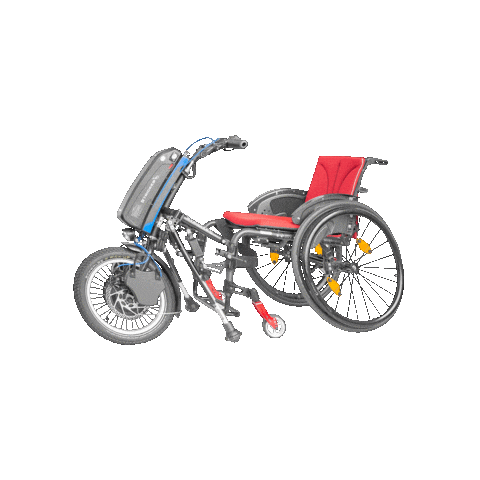 StrickerHandbikesGermany giphygifmaker fast scooter wheelchair Sticker