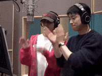 uregorjes clap recording parkjinyoung wonpil GIF