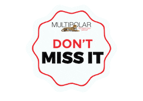 Dont Miss It Sticker by Multipolar Technology