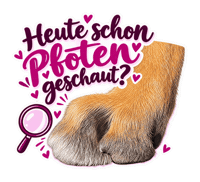 Hund Pfote Sticker by Natalie
