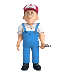 Foedinger wave installation winken plumber Sticker