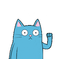 Angry Cat Food Sticker