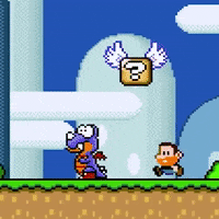 Growing Super Mario World GIF by LLIMOO