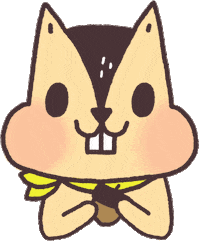 happy squirrel Sticker
