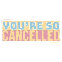 Cancelled Sticker by NETFLIX