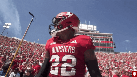 Football Hype GIF by Indiana Hoosiers