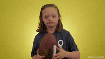 Football Girl GIF by Children's Miracle Network Hospitals