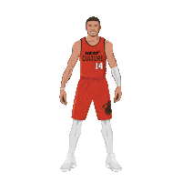 Miami Heat Basketball Sticker by SportsManias