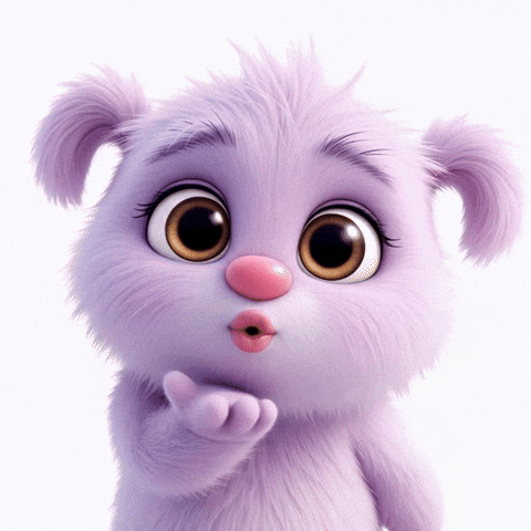 Love You Kiss GIF by The Fuzzlets