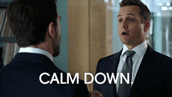 Calm Down Harvey Specter GIF by Suits