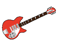 showshowmomAG guitar airguitar エアギタ agwc Sticker