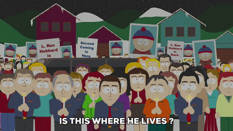 crowd signs GIF by South Park 