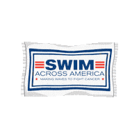 Cancer Swimming Sticker by Swim Across America