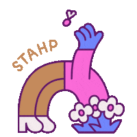 Make It Stop Sticker by Messenger