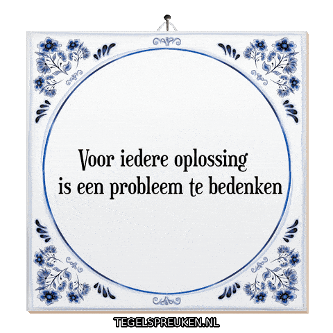 Teamwork Wijsheid Sticker by Tegelspreuken.nl